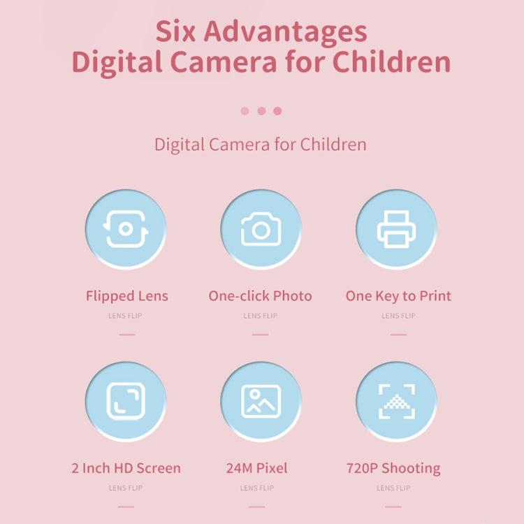A18 HD Printable Cartoon Kids Digital Camera with Rotating Lens, Spec:, Pink, Pink+16G, Pink+32G, Blue, Blue+16G, Blue+32G A18 HD Printable Cartoon Kids Digital Camera with Rotating Lens, Spec:, Pink, Pink+16G, Pink+32G, Blue, Blue+16G, Blue+32G